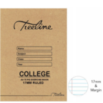 A4 72 PAGE FEINT AND MARGIN EXCERCISE BOOK (PACKET OF 10)