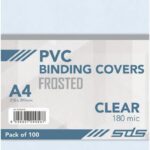 Binding covers frosted