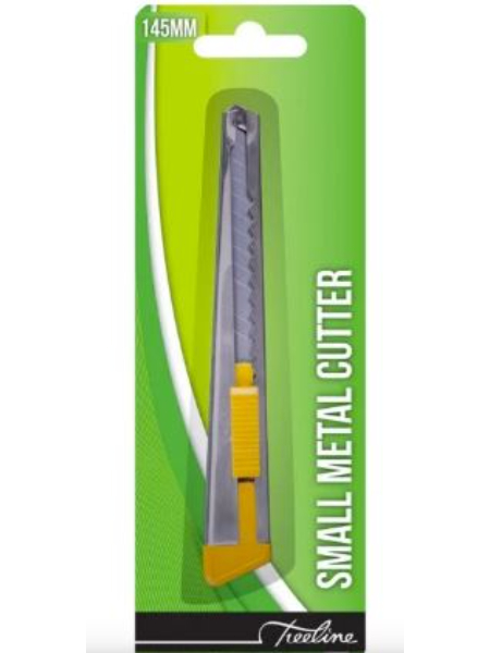 small-cutter.jpg Treeline Cutter 145mm Small Metal Carded Silver - Image 1